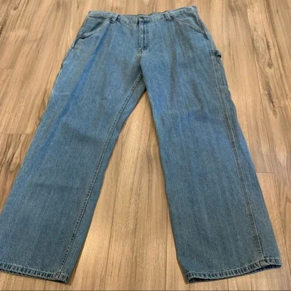 ☀️ 3/$15 George Carpenter Jeans - Relaxed Straight Leg - Medium Blue - Picture 2 of 9